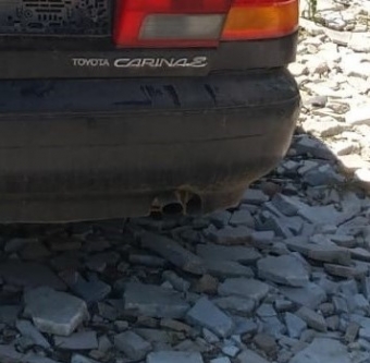 1998 model toyota carina 2 çıkma egsoz.